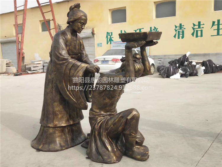 公园铸铜成语典故雕塑制作厂家